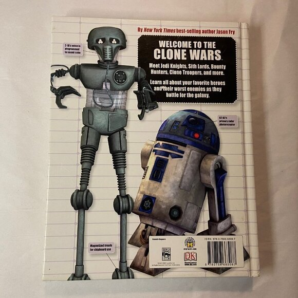 Star Wars The Clone Wars Character Encyclopedia - Hardcover - EUC - Picture 2 of 3